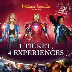 Madame Tussauds Singapore 4-in-1 with Ultimate Film Star Experience